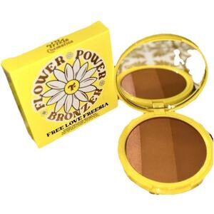 Trixie Cosmetics Flower Power Bronzer/Highlighter Trio Free Love Freesia NEW